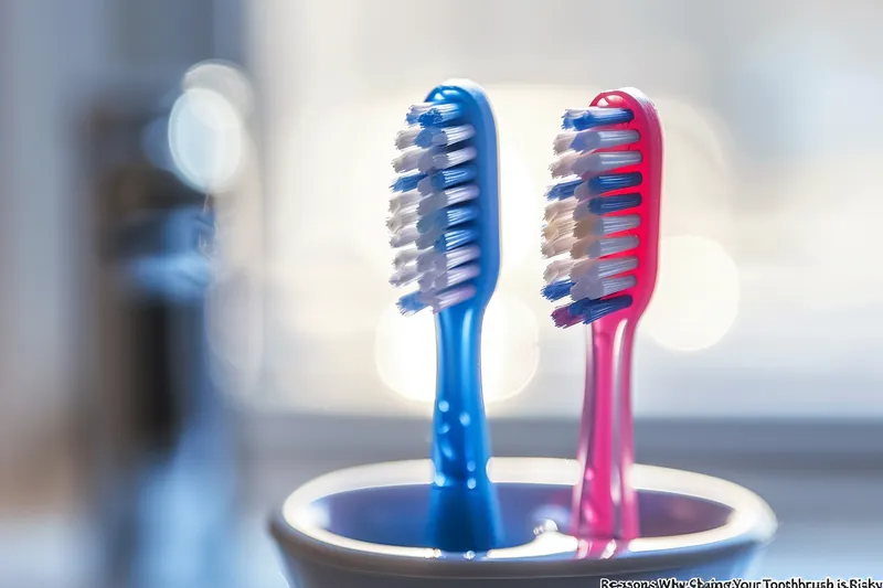 raisons pour lesquelles partager votre brosse à dents est risqué