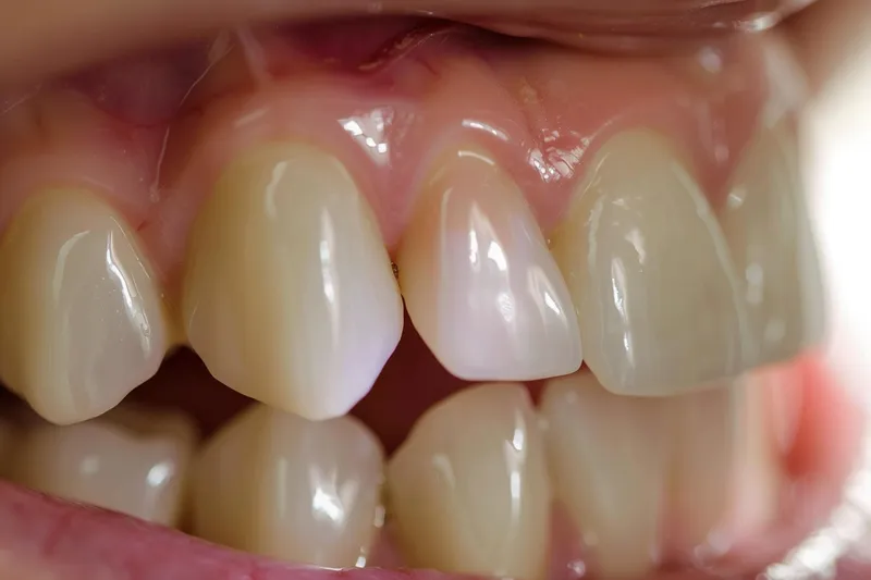dent qui noircit au niveau de la gencive, causes et solutions possibles